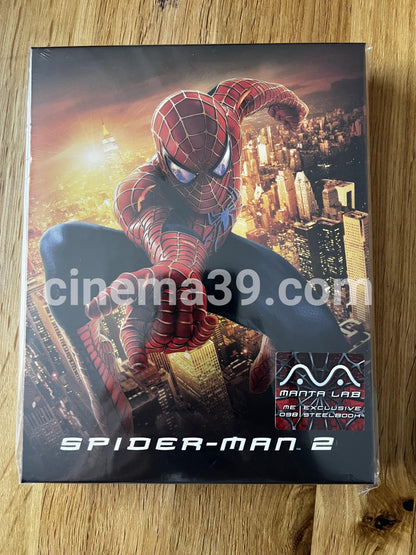 Spider-Man 2 Steelbook 4K UHD + Blu-ray Manta Lab Full Slip ME#98