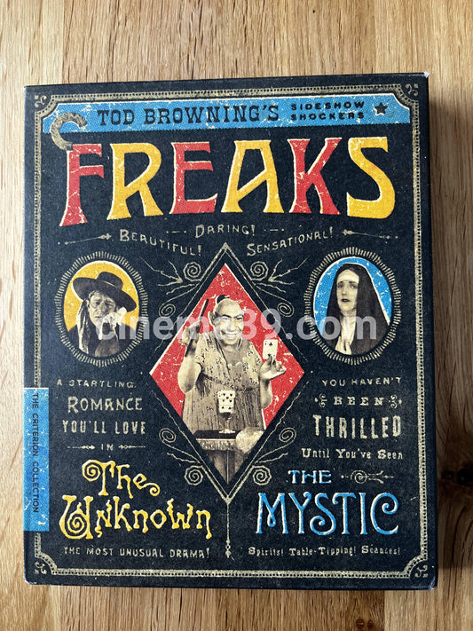 Freaks de Tod Browing Película Blu-ray