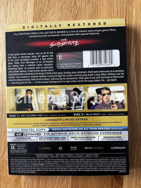 The Substitute Película 4K + Blu-ray