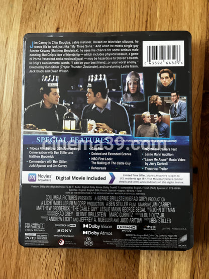 The Cable Guy Steelbook 4K UHD+ Digital 30 aniversario
