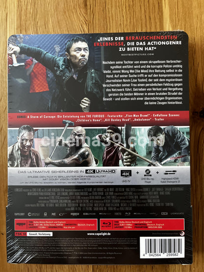 Furious Steelbook Película 4K UHD + Blu-ray