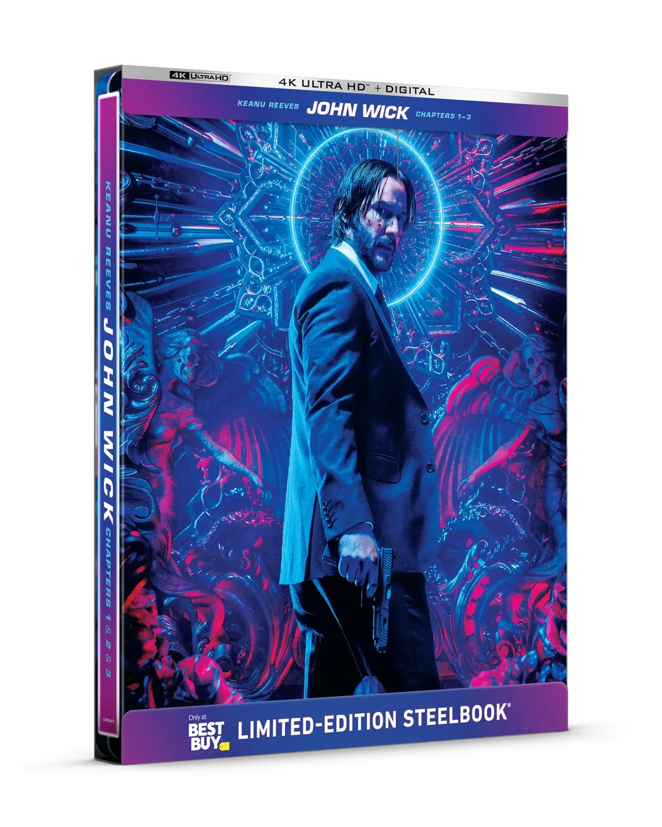 John Wick Colección Steelbooks + Blu-ray