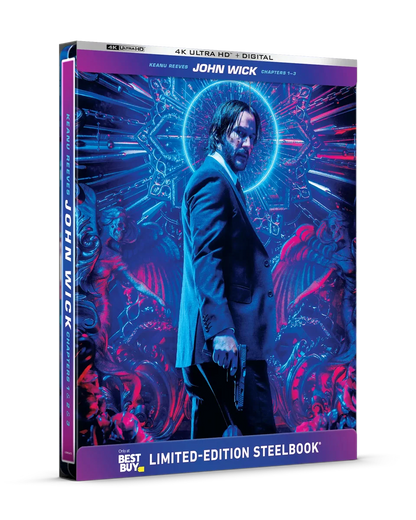 John Wick Colección Steelbooks + Blu-ray