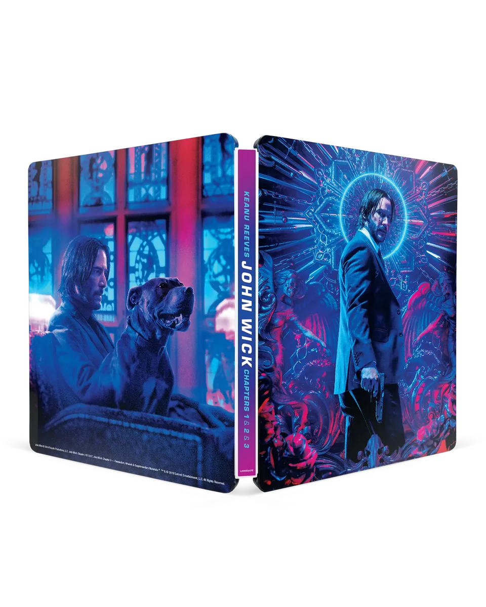 John Wick Colección Steelbooks + Blu-ray