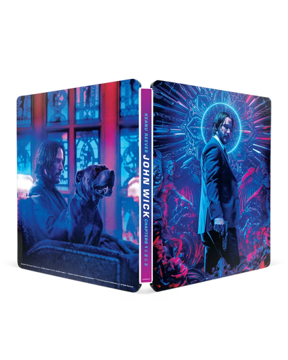 John Wick Colección Steelbooks + Blu-ray