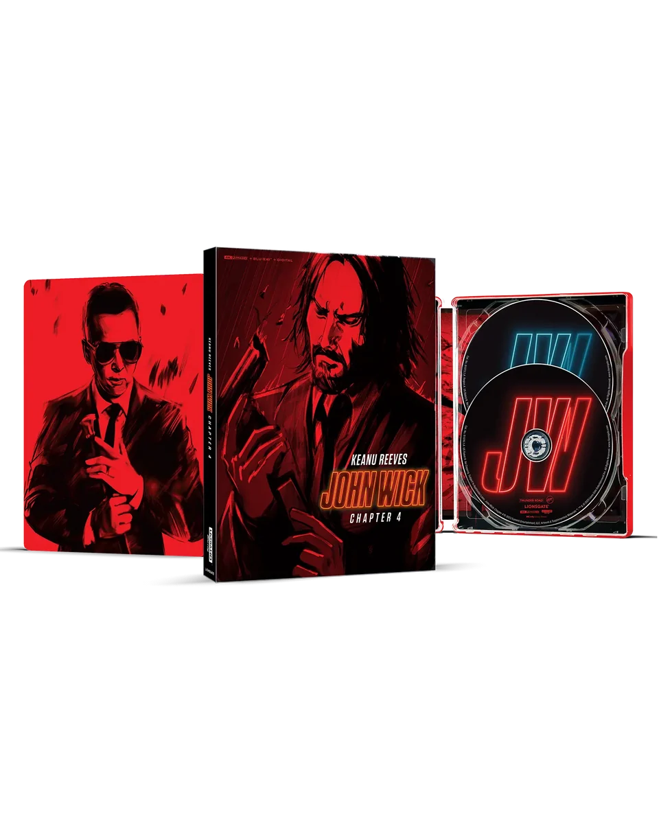 John Wick Colección Steelbooks + Blu-ray