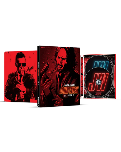 John Wick Colección Steelbooks + Blu-ray