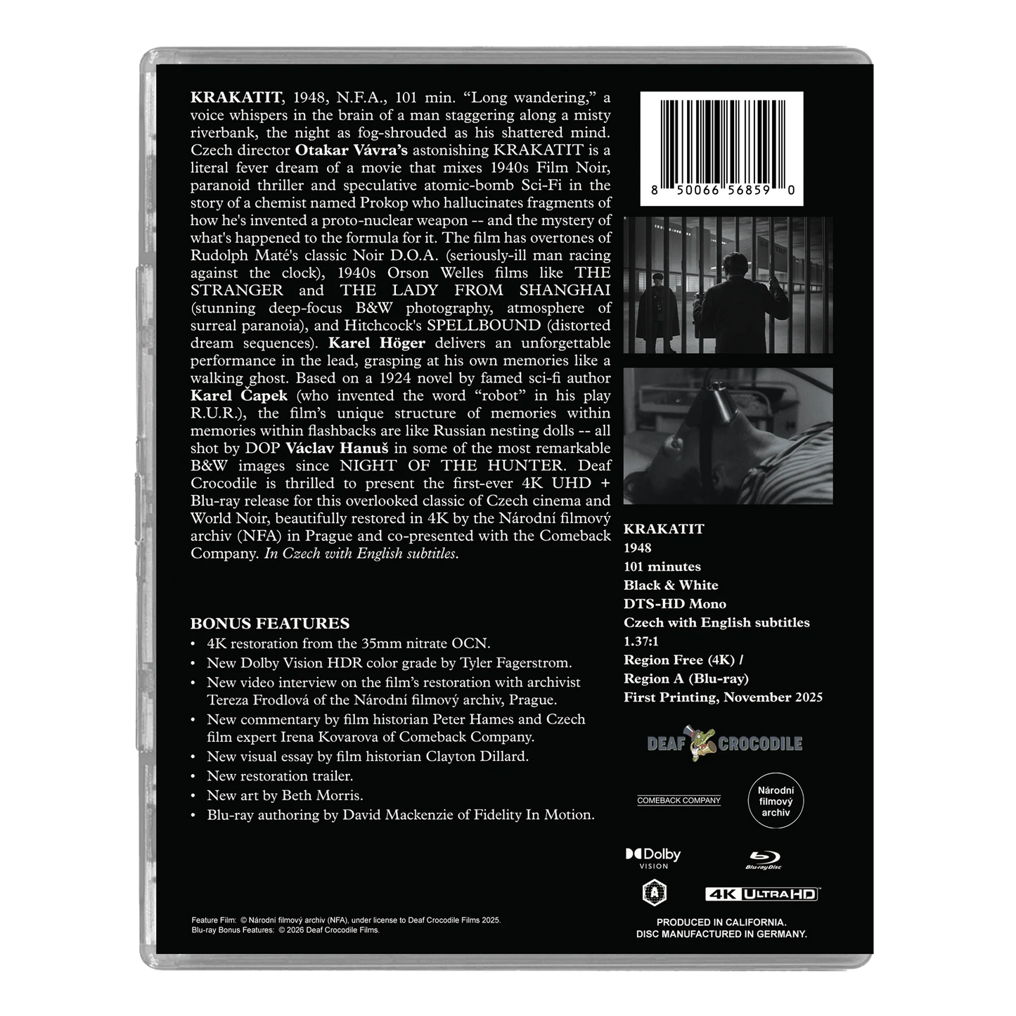 KRAKATIT Película 4K Edición Deluxe Limitada