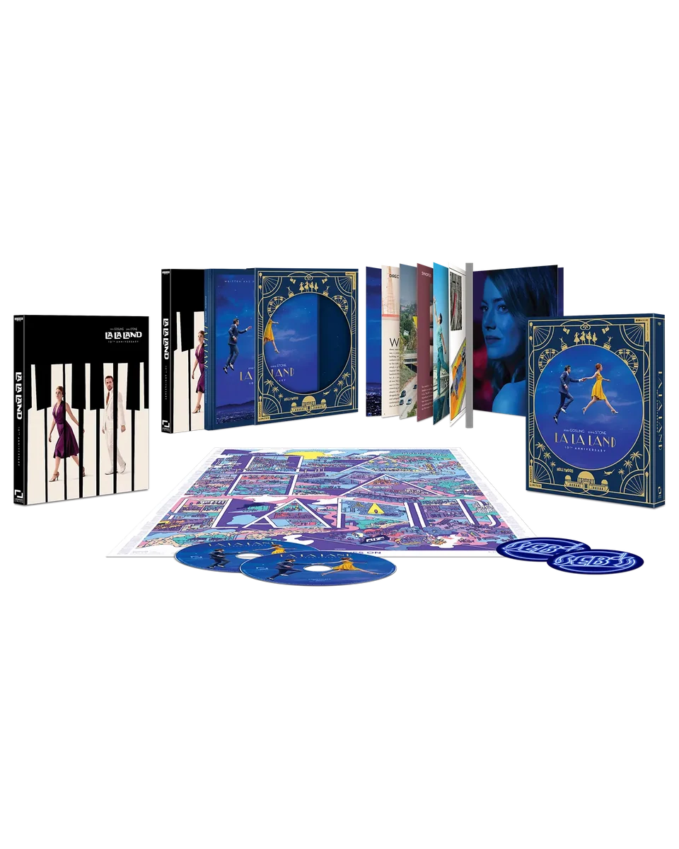 La La Land Edición de Colección 10.º Aniversario 4K UHD + Blu-ray + Digital