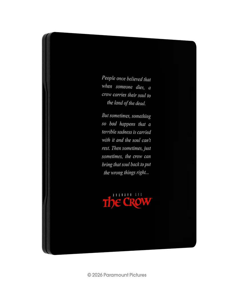 The Crow Steelbook 4K Importado