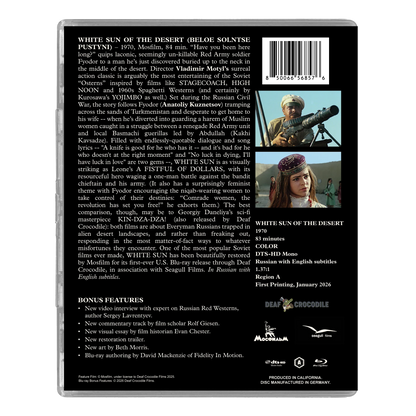 White Sun of the Desert Película Blu-ray Edición Deluxe Limitada