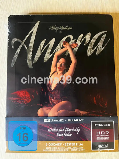Anora Steelbook 4k Edición Limitada 4k Steelbook