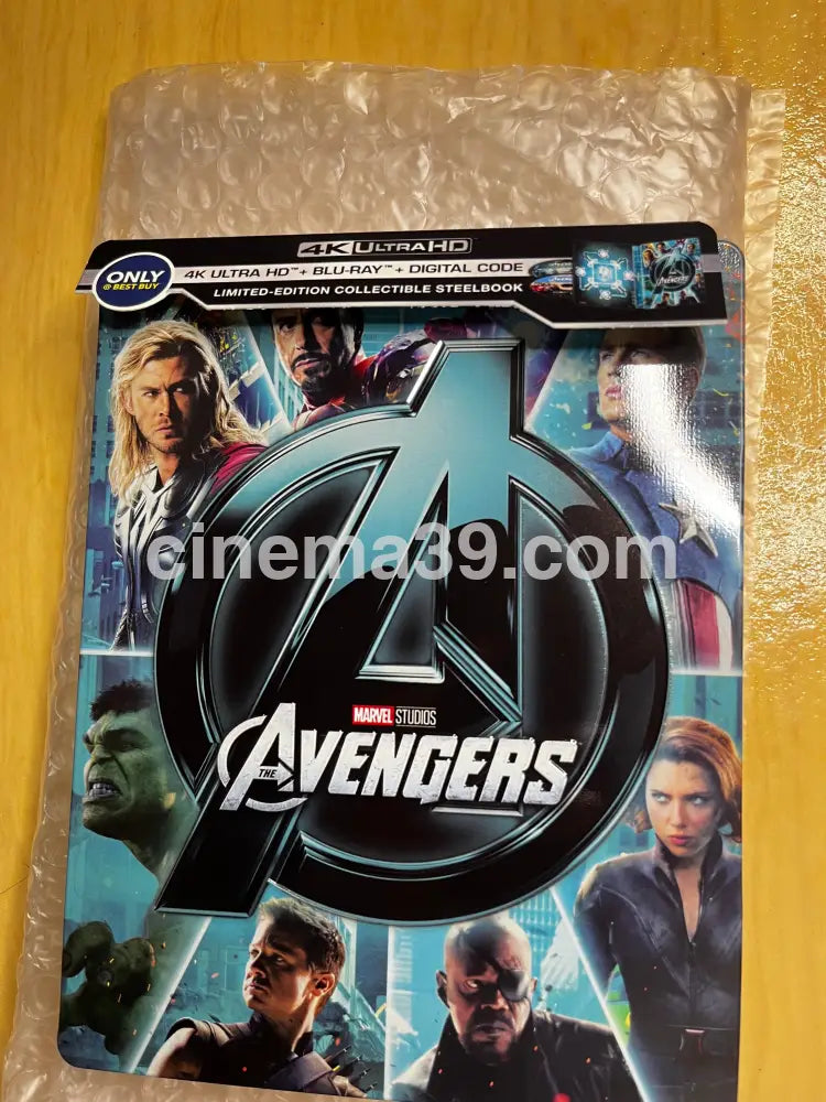 Avengers Película 4K Steelbook + Blu-ray 4k Steelbook