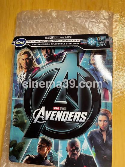 Avengers Película 4K Steelbook + Blu-ray 4k Steelbook