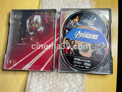 Avengers Película 4K Steelbook + Blu-ray 4k Steelbook