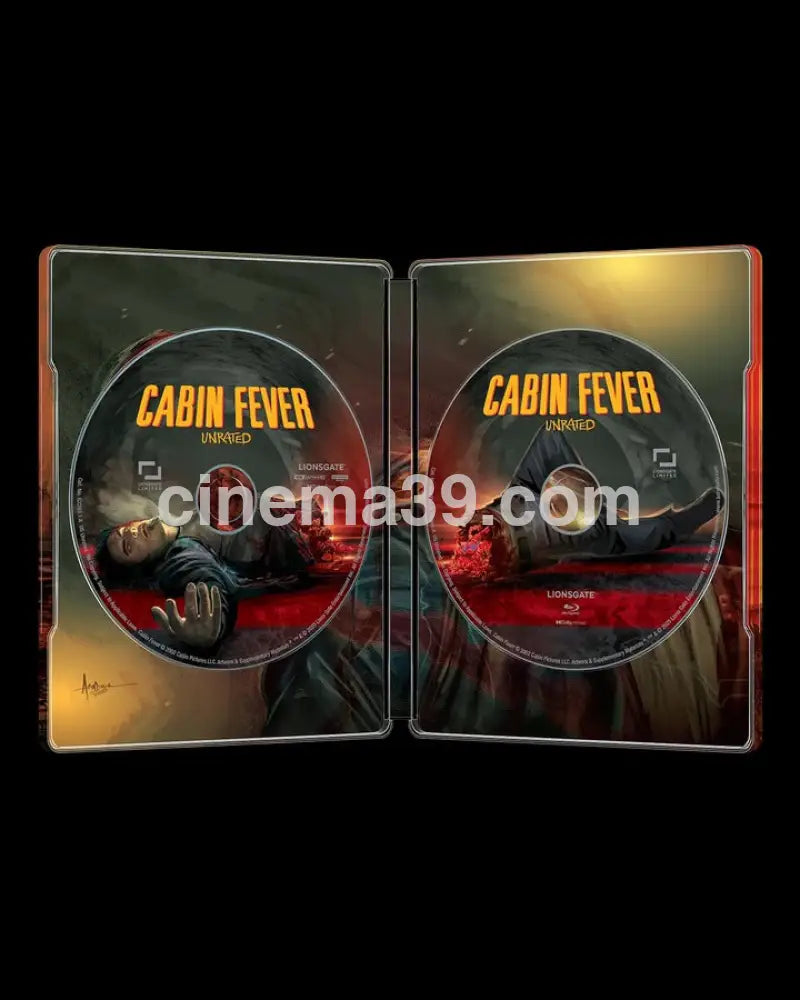 Cabin Fever 4K Steelbook + Blu-ray + Código Digital 4k Steelbook