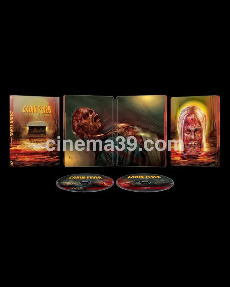 Cabin Fever 4K Steelbook + Blu-ray + Código Digital 4k Steelbook