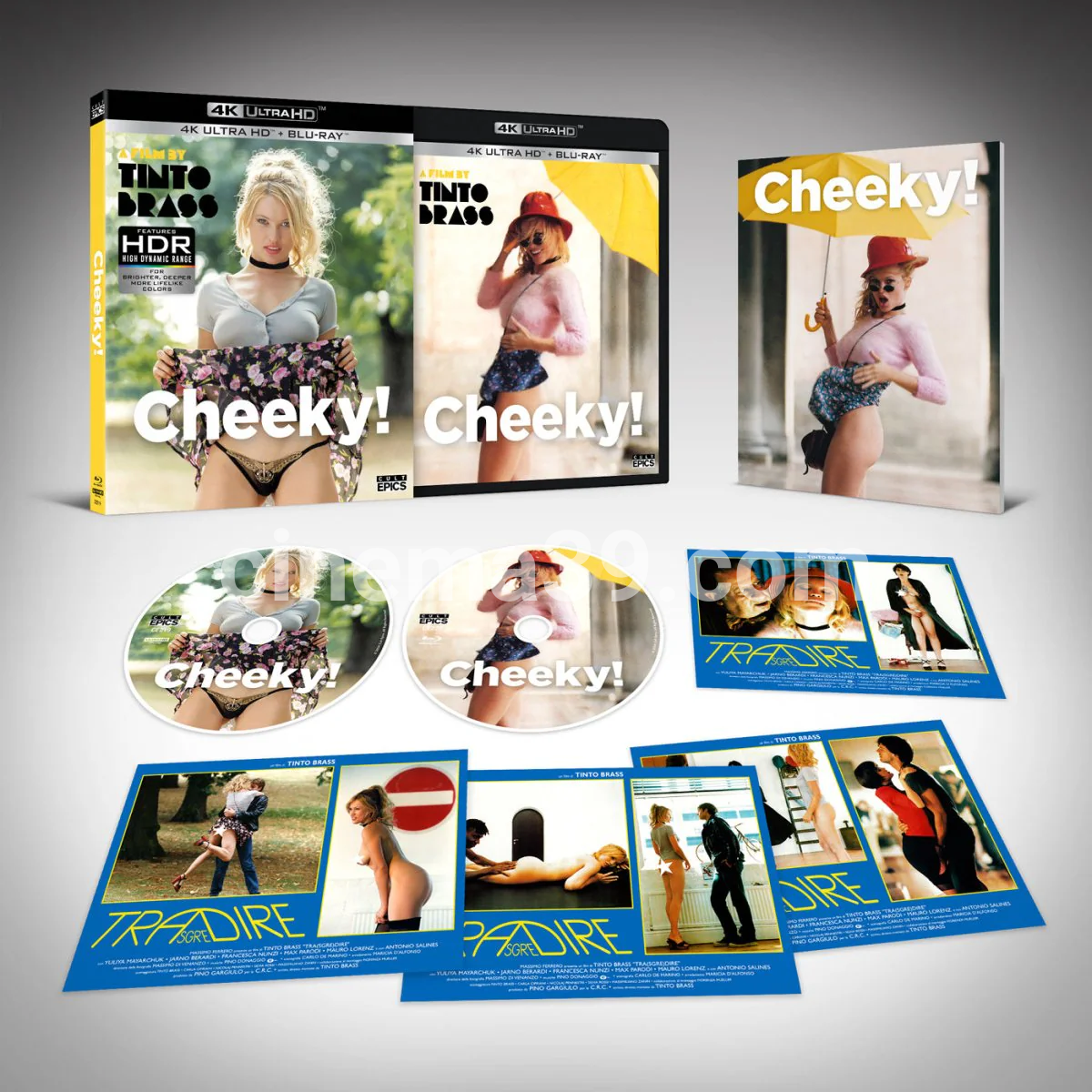 Cheeky! Película 4K con slip + Blu-ray