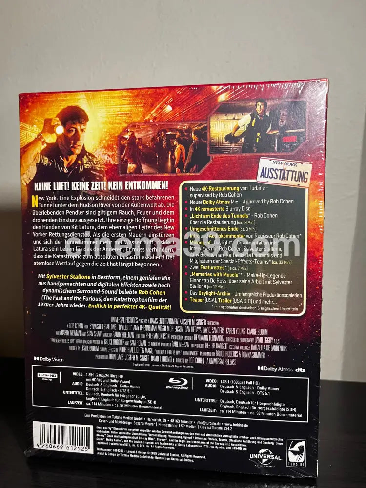 Daylight 4K Película Edición Especial Turbine 4K Limited Edition