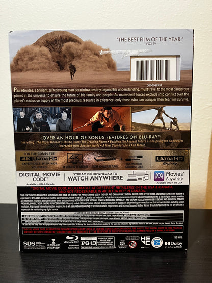 [Usado] Dune Part I Película 4K + Blu-ray