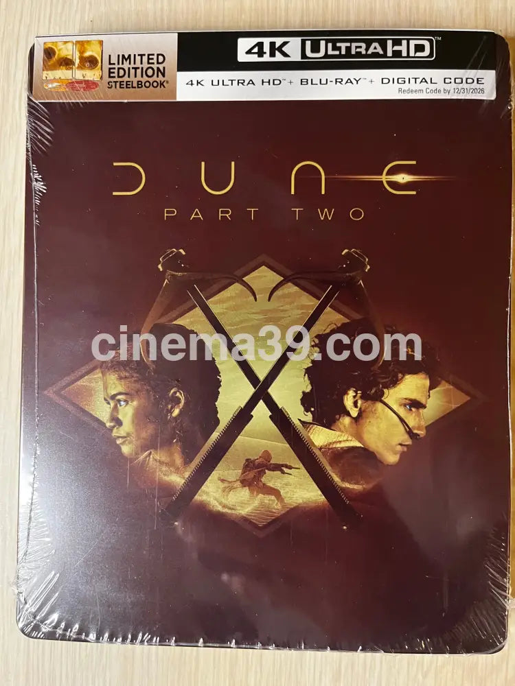 Dune Parte 2 Steelbook 4K Walmart Exclusive 4k Steelbook