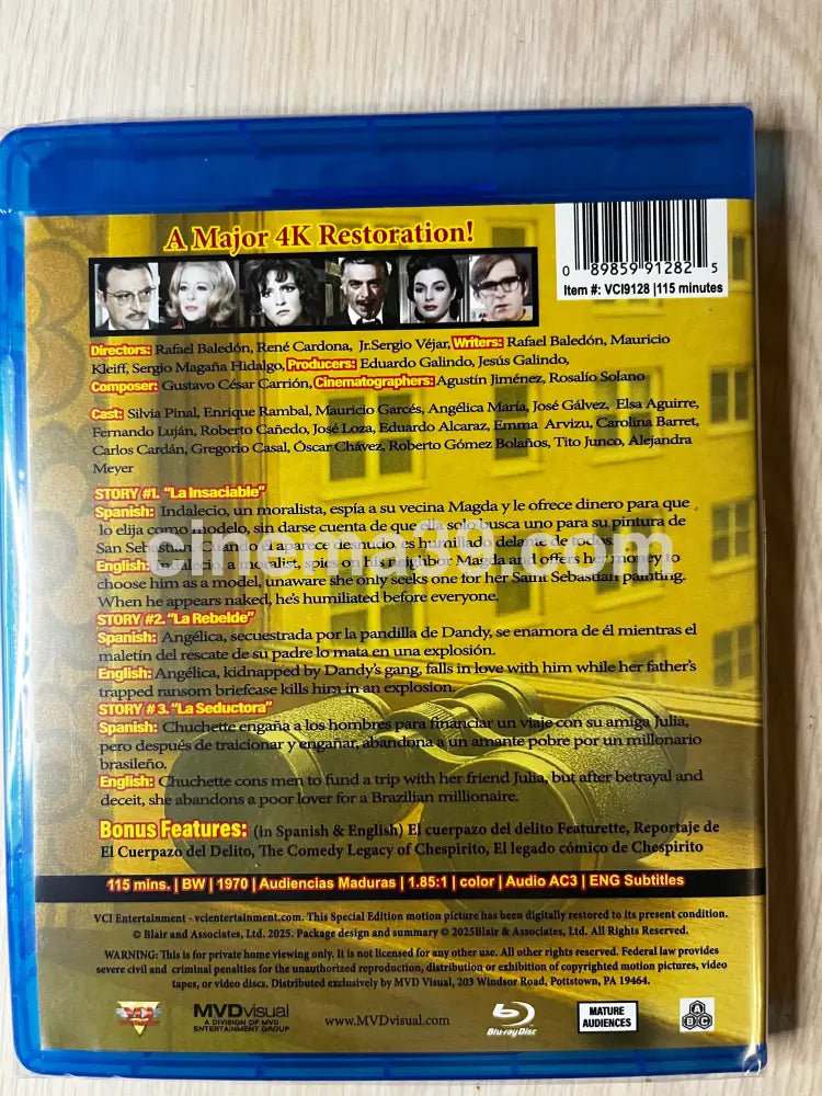 El Cuerpazo Del Delito Blu-ray Blu-ray