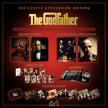 [Nuevo] The Godfather Steelbook 4K UHD + Blu-Ray Manta Lab #86