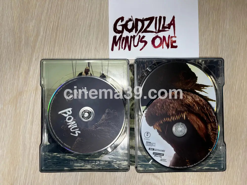 Godzilla Minus One Steelbook 4K Edición Limitada + Blu-ray 4k Steelbook