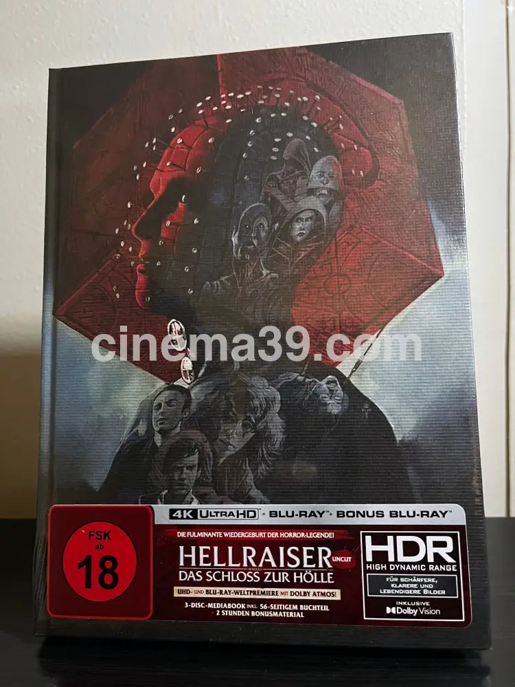 Hellraiser Mediabook Cover A 4K Película Edición Limitada 4K Limited Edition