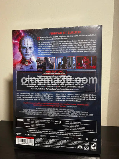 Hellraiser Mediabook Cover A 4K Película Edición Limitada 4K Limited Edition