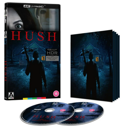 Hush Película 4K + Blu-ray Edición Limitada Arrow Video