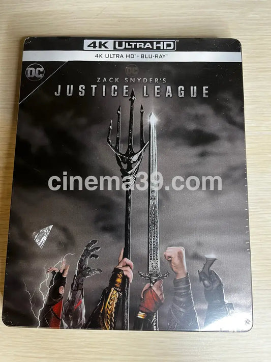 Justice League Zack Snyder ’s Steelbook 4K + Blu-ray 4k Steelbook