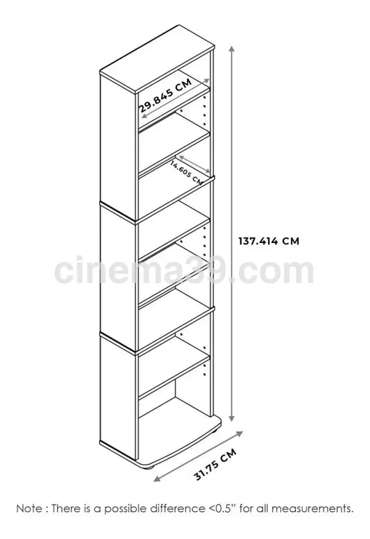 Librero Multimedia Películas Cds Blurays Librero