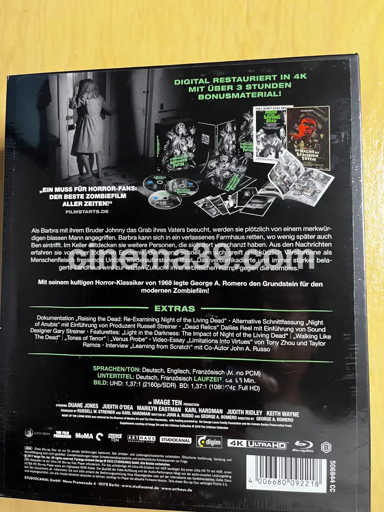 Night of the Living Dead Limited Edition Película 4K Steelbook 4K Limited Edition