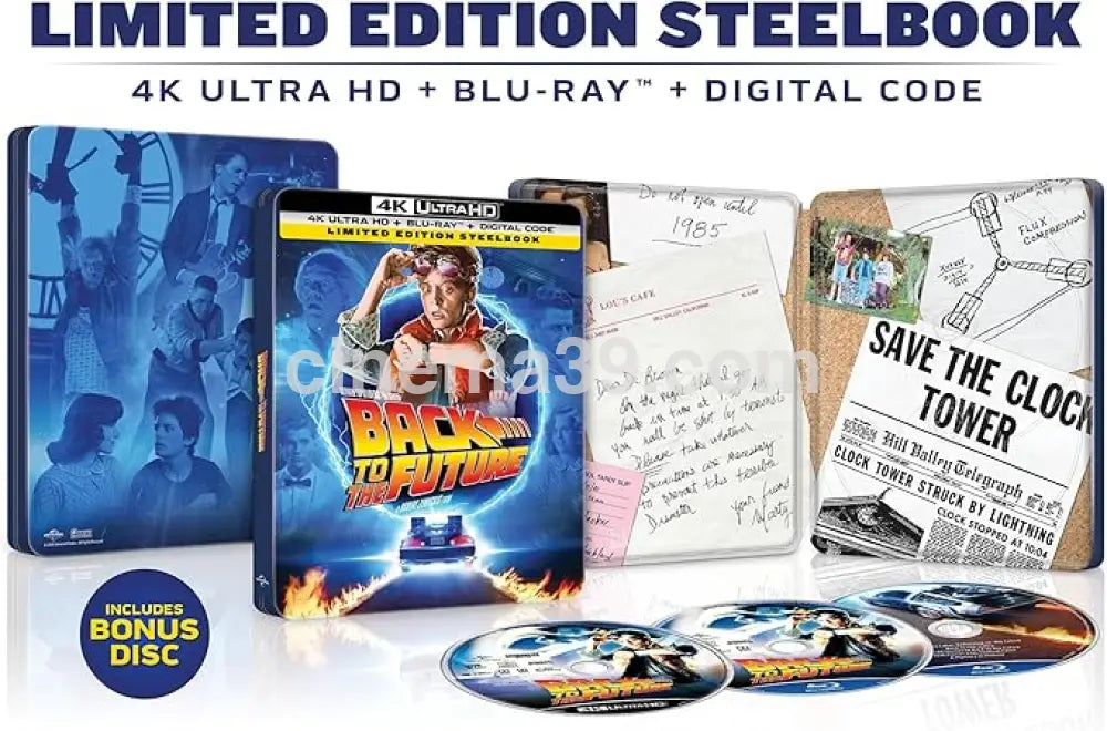 [Nuevo] Back To The Future Trilogy 4K Steelbook + Blu-ray + Código Digital 4k Steelbook