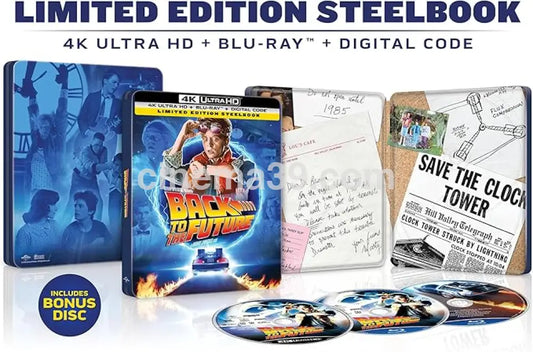 [Nuevo] Back To The Future Trilogy 4K Steelbook + Blu-ray + Código Digital 4k Steelbook