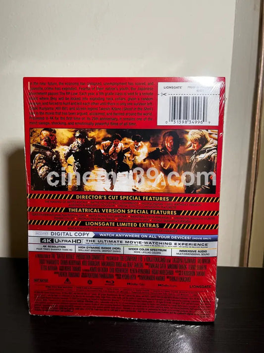 [Nuevo] Battle Royale - Edición 25º aniversario 4K SteelBook + Blu-ray 4k Steelbook