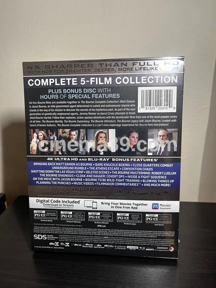 [Nuevo] Bourne Colección Completa Películas 4K 4K Colección