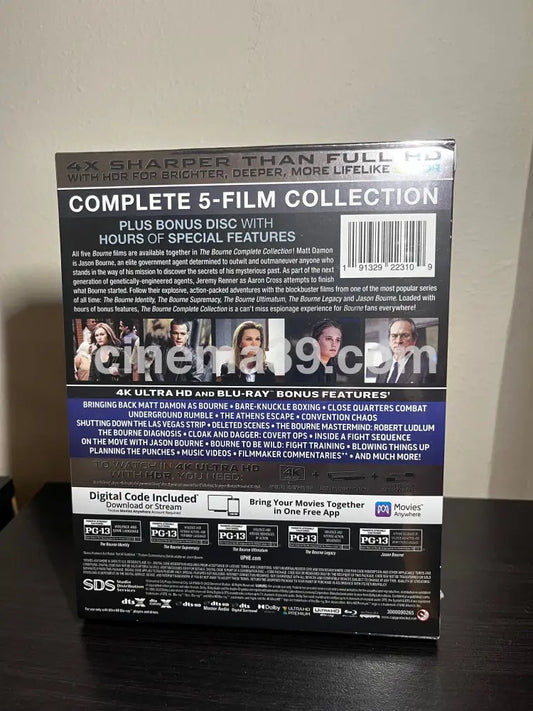 [Nuevo] Bourne Colección Completa Películas 4K 4K Colección