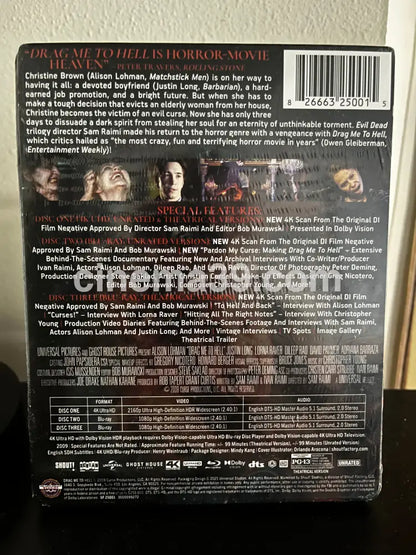 [Nuevo] Drag Me To Hell Película 4K Steelbook 4K Collector Edition