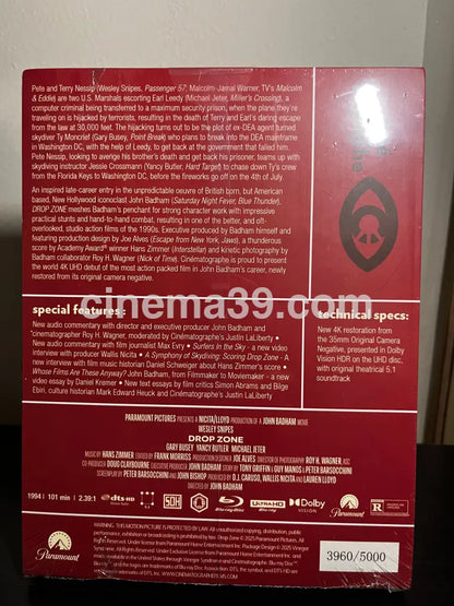 [Nuevo] Drop Zone Película 4K Edición Limitada + Blu-ray 4K Limited Edition