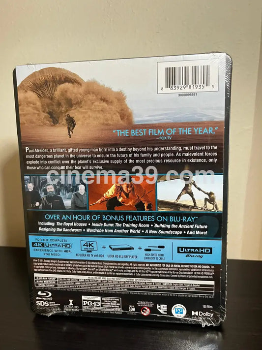 [Nuevo] Dune Part 1 Steelbook 4K Edición Glow In The Dark + Blu-ray 4k Steelbook