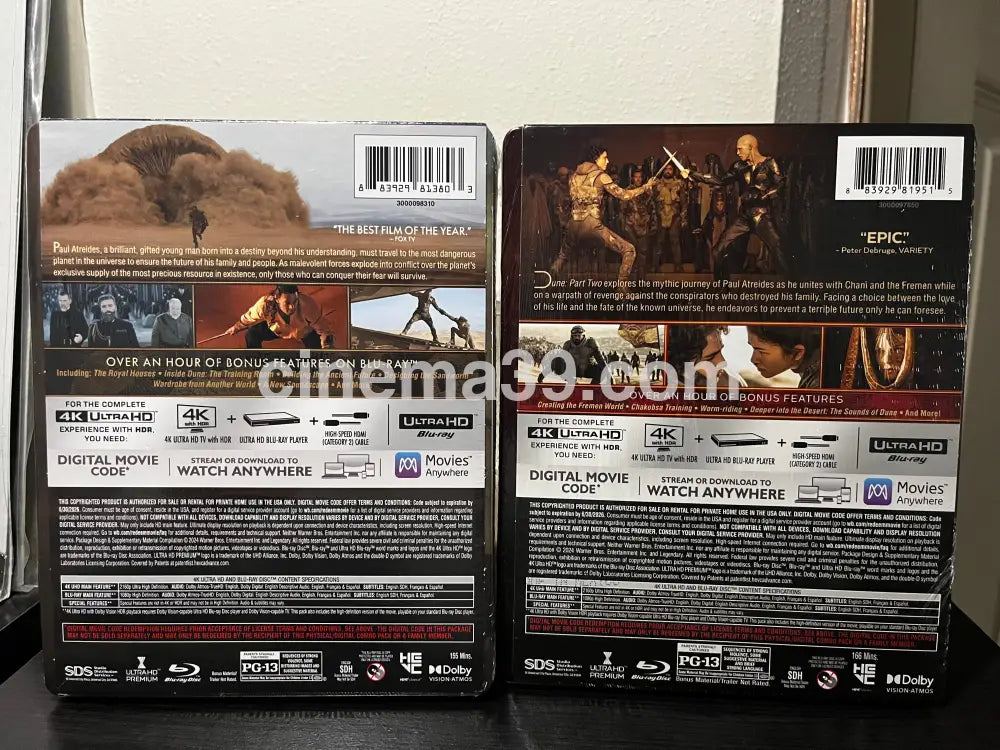[Nuevo] Dune Y Dune Part Two 4K Steelbooks 4K