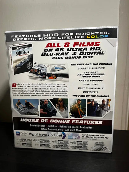 [Nuevo] Fast & Furious Colección 8 Películas 4K 4K