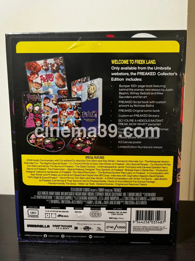 [Nuevo] Freaked (1993) Película 4K + 2 Blu-ray Edición de Colección 4K Collector Edition
