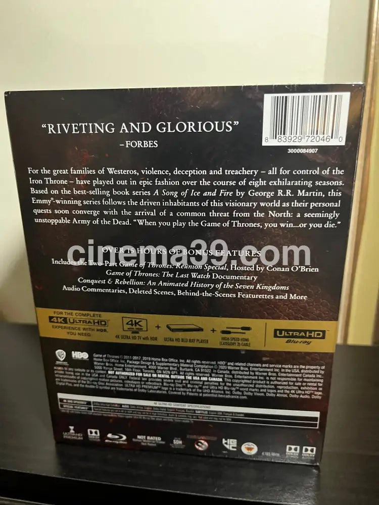 [Nuevo] Game of Thrones: La colección completa 4K 4K Colección