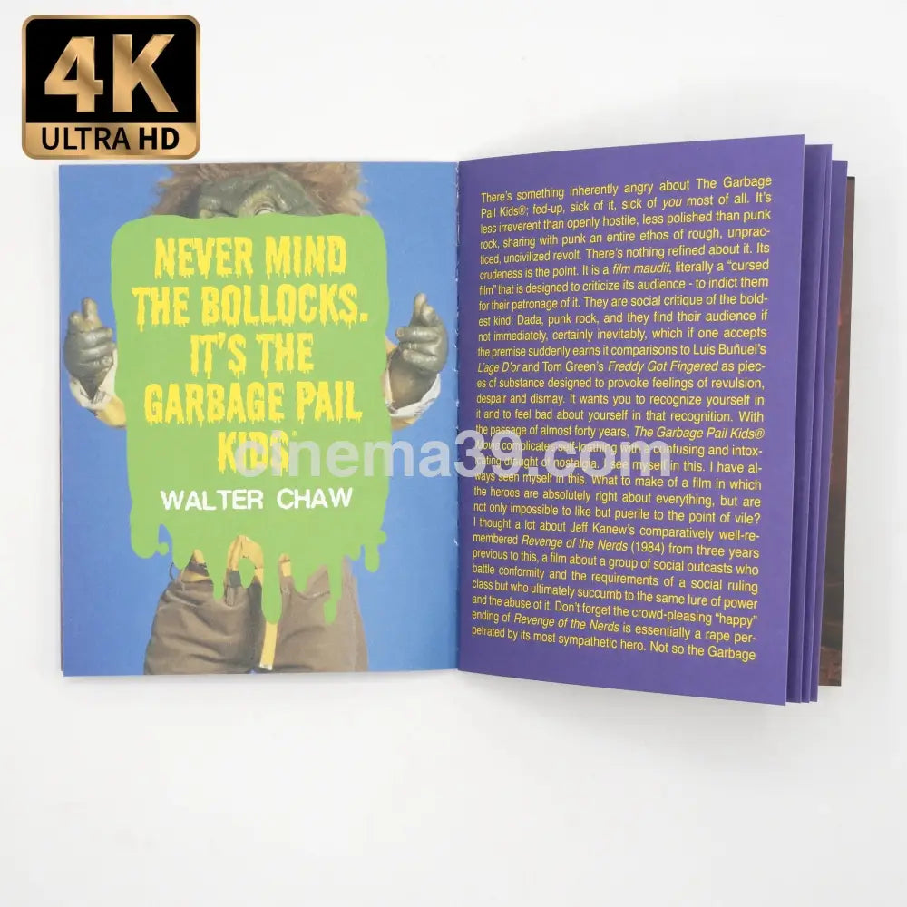 [Nuevo] Garbage Pail Kids Película 4K Edición Limitada 4K Limited Edition