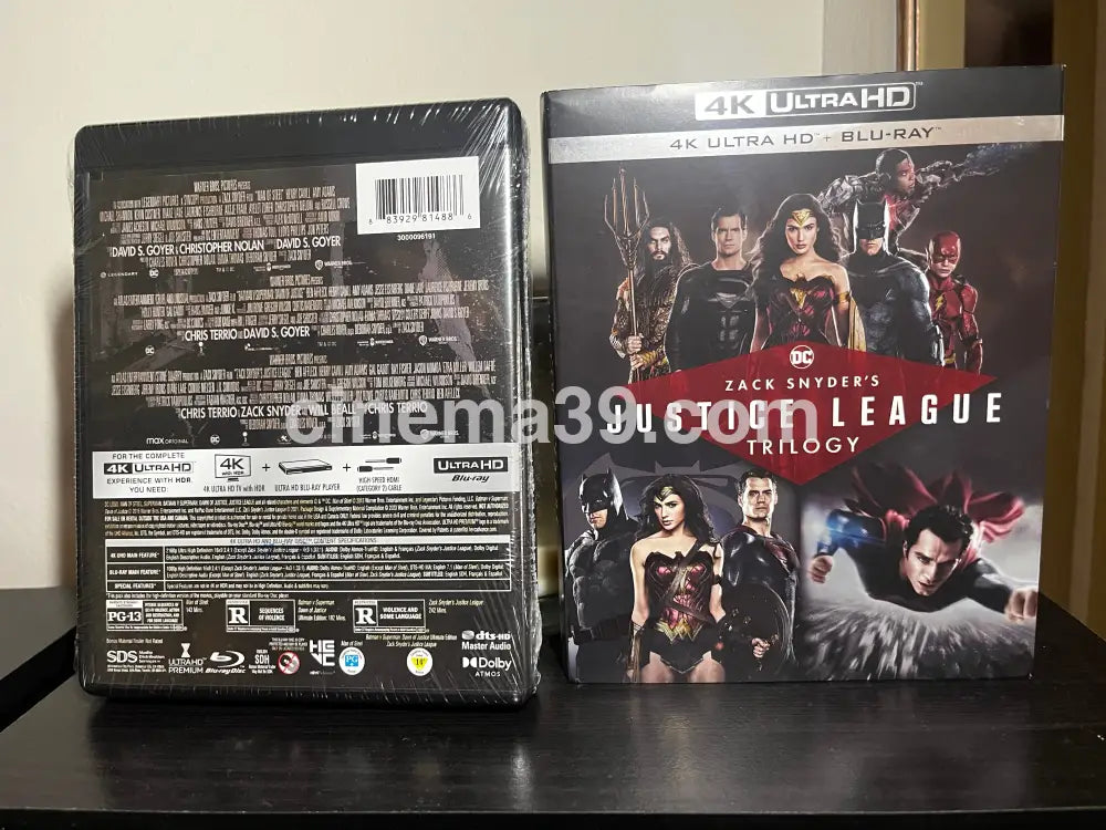 [Nuevo] Justice League Trilogía 4K Ultra HD + Blu-ray 4k Trilogía