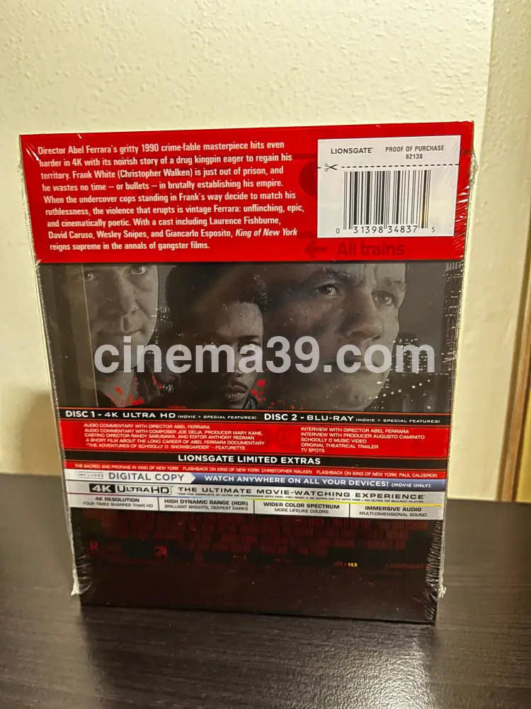 [Nuevo] King of New York 4K Steelbook + Blu-ray 4k Steelbook