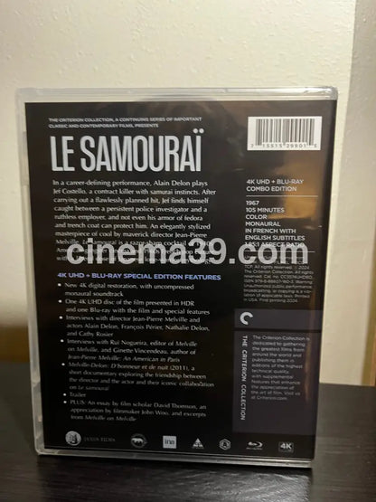 [Nuevo] Le Samurai 4K Película Criterion + Blu-ray 4K